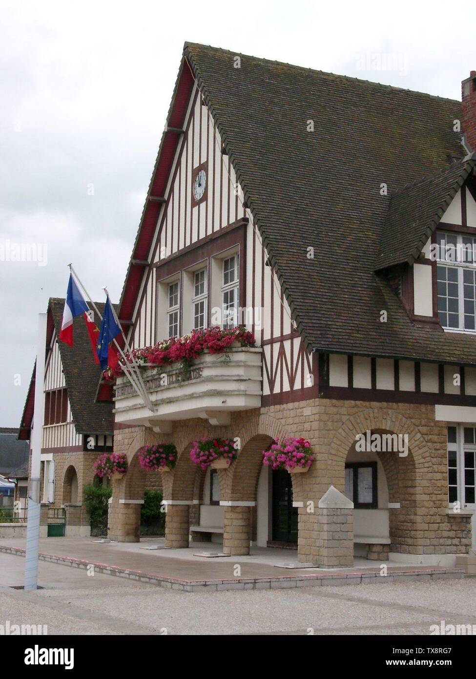 Mairie de merville franceville calvados hires stock photography and