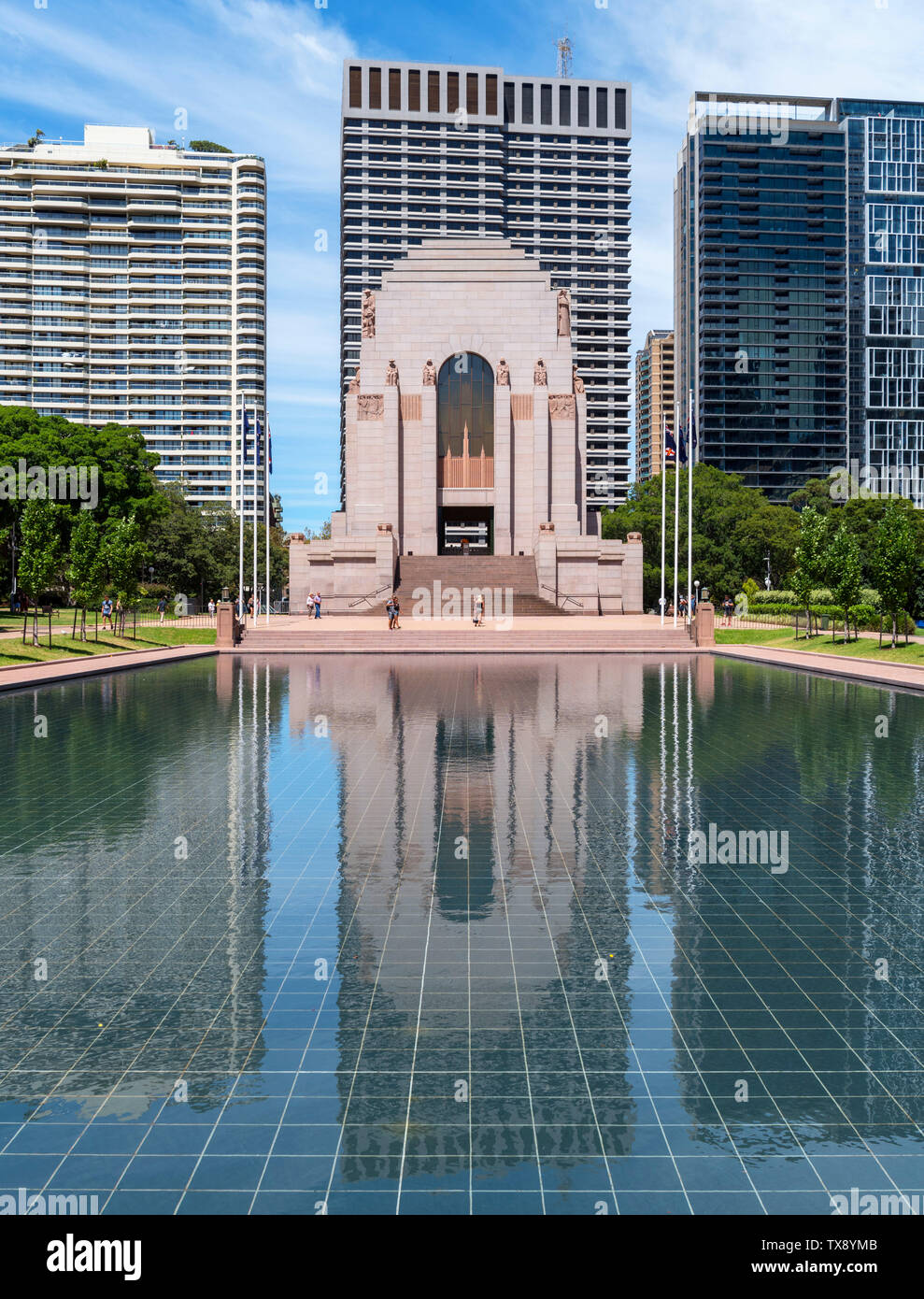 The Anzac Memorial, Hyde Park, Sydney, Australia Stock Photo