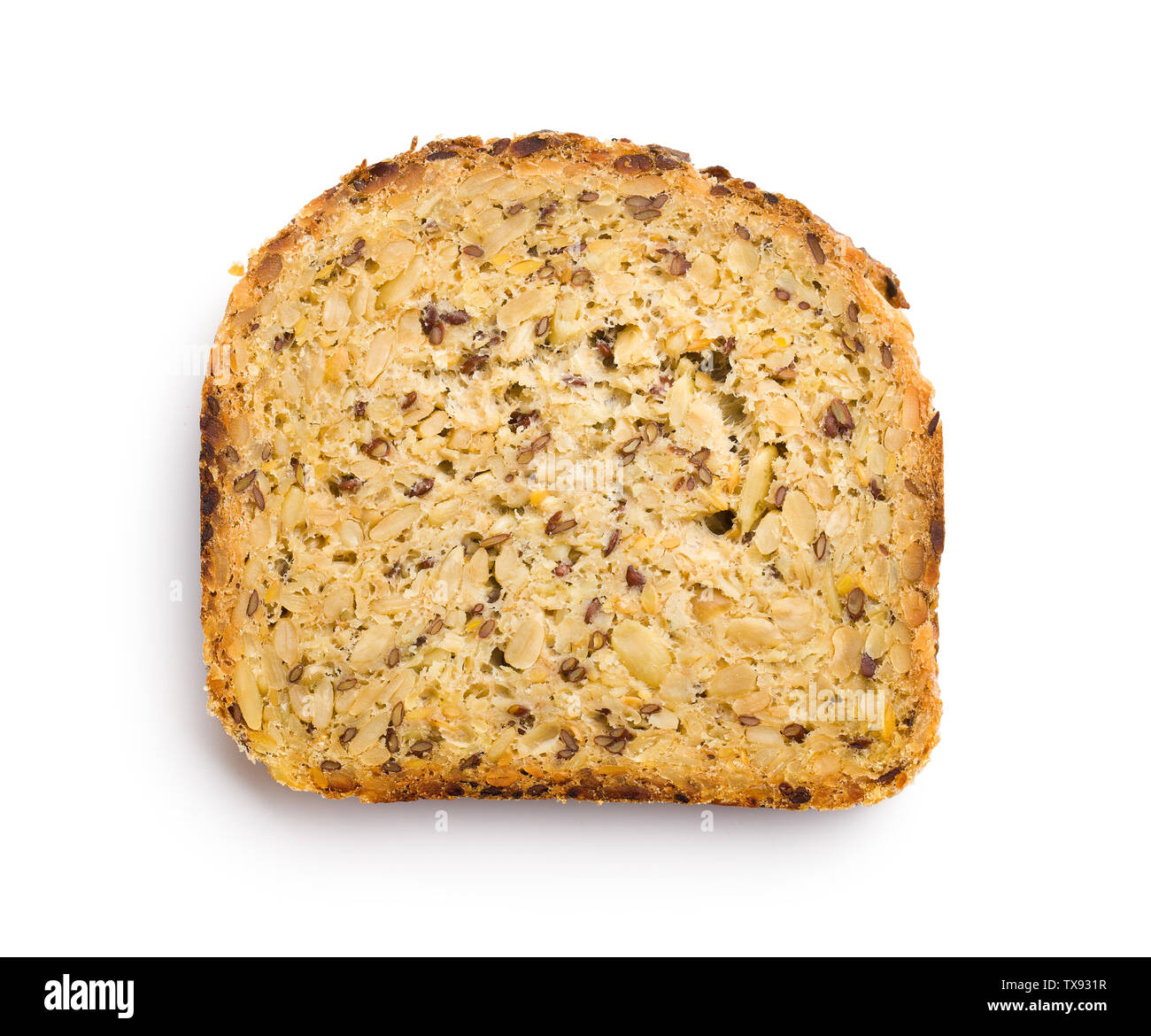 Gluten Free Bread isolated on white background Stock Photo - Alamy