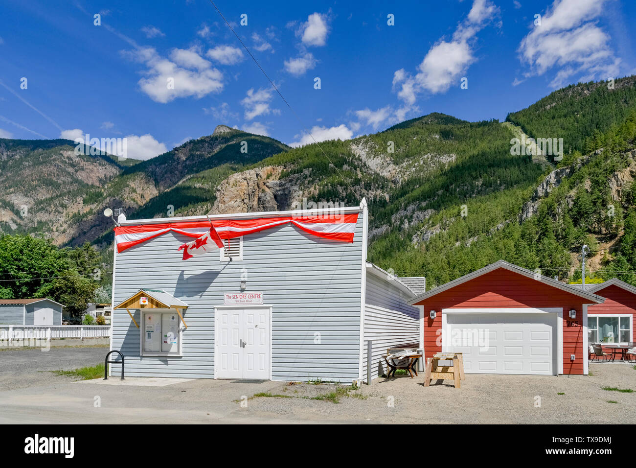 Senior's Centre, Hedley, British Columbia, Canada Stock Photo Alamy
