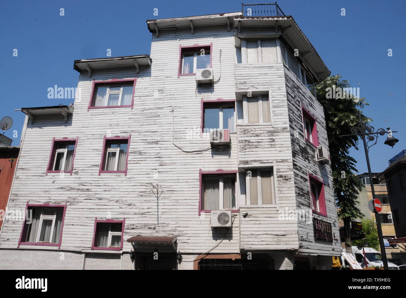 Timber cladding istanbul hi-res stock photography and images - Alamy