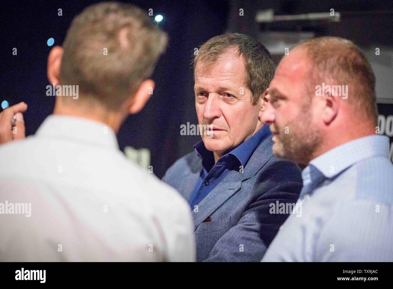 Alastair Campbell at  a Remain (anti Brexit) rally in Leeds Stock Photo