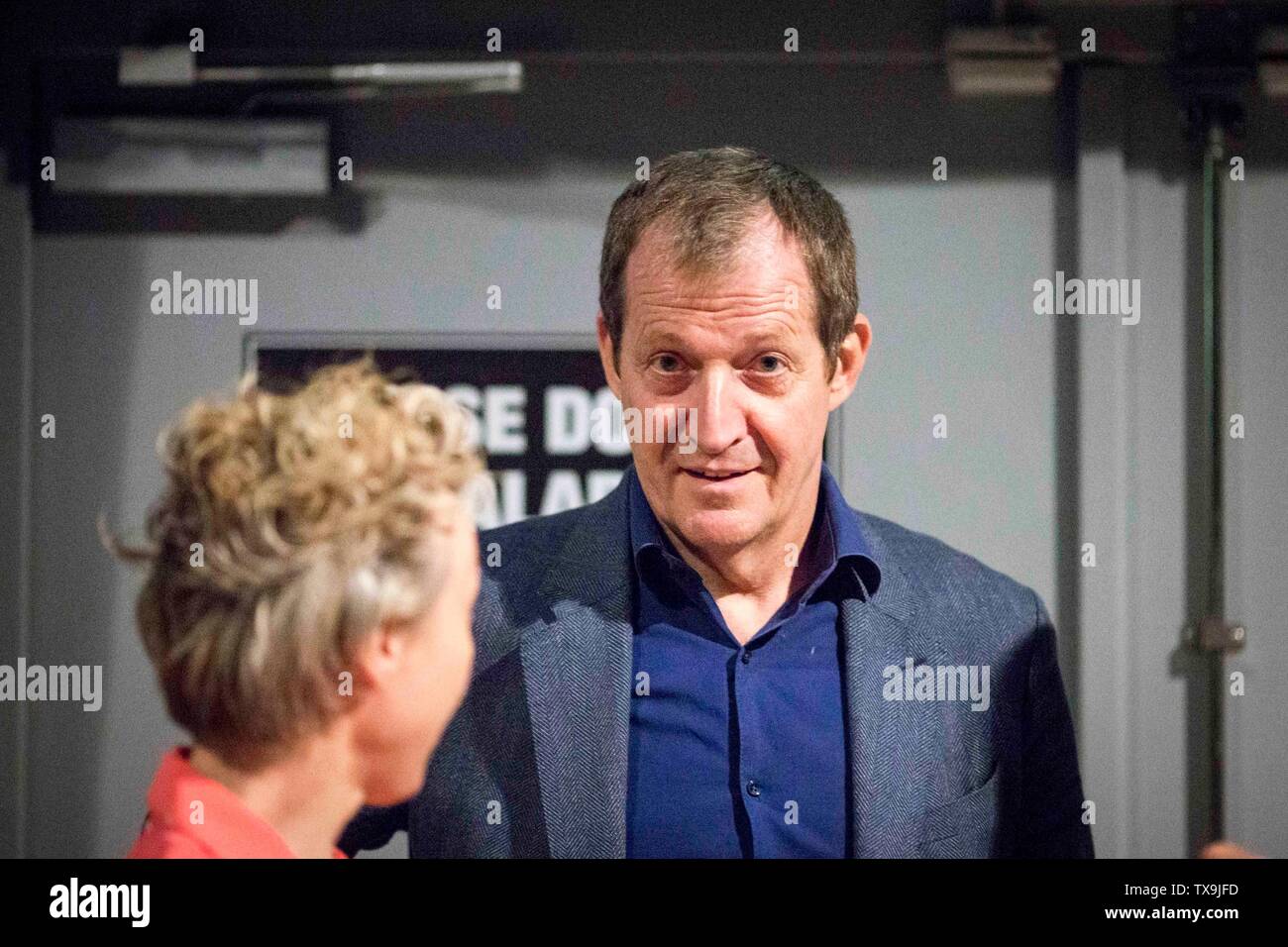 Alastair Campbell at  a Remain (anti Brexit) rally in Leeds Stock Photo