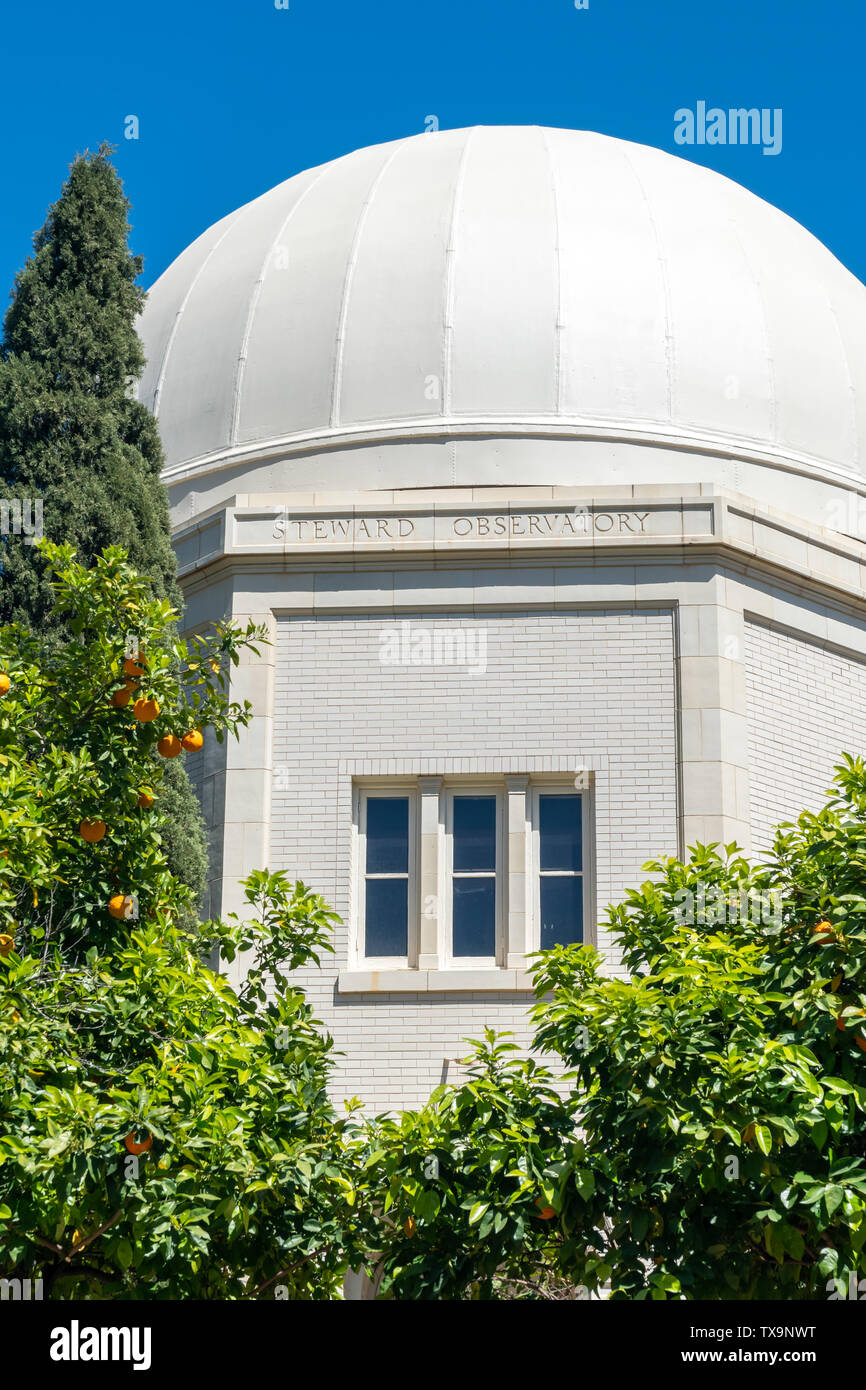 TUCSON, AZ/USA APRIL 11, 2019 Steward Observatory on the campus of