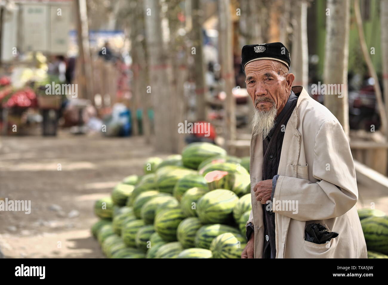Hotan China October 4 2017 Uyghurs Are A Turkic People Living