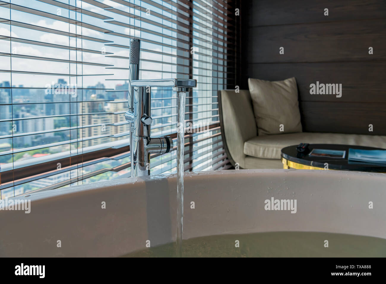 Modern bathroom highend hardware Stock Photo Alamy