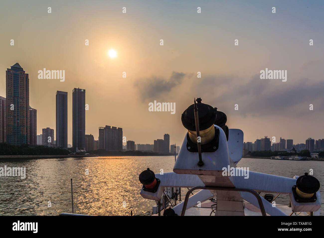 Pearl River Day Tour and Whampoa Ancient Port Stock Photo Alamy