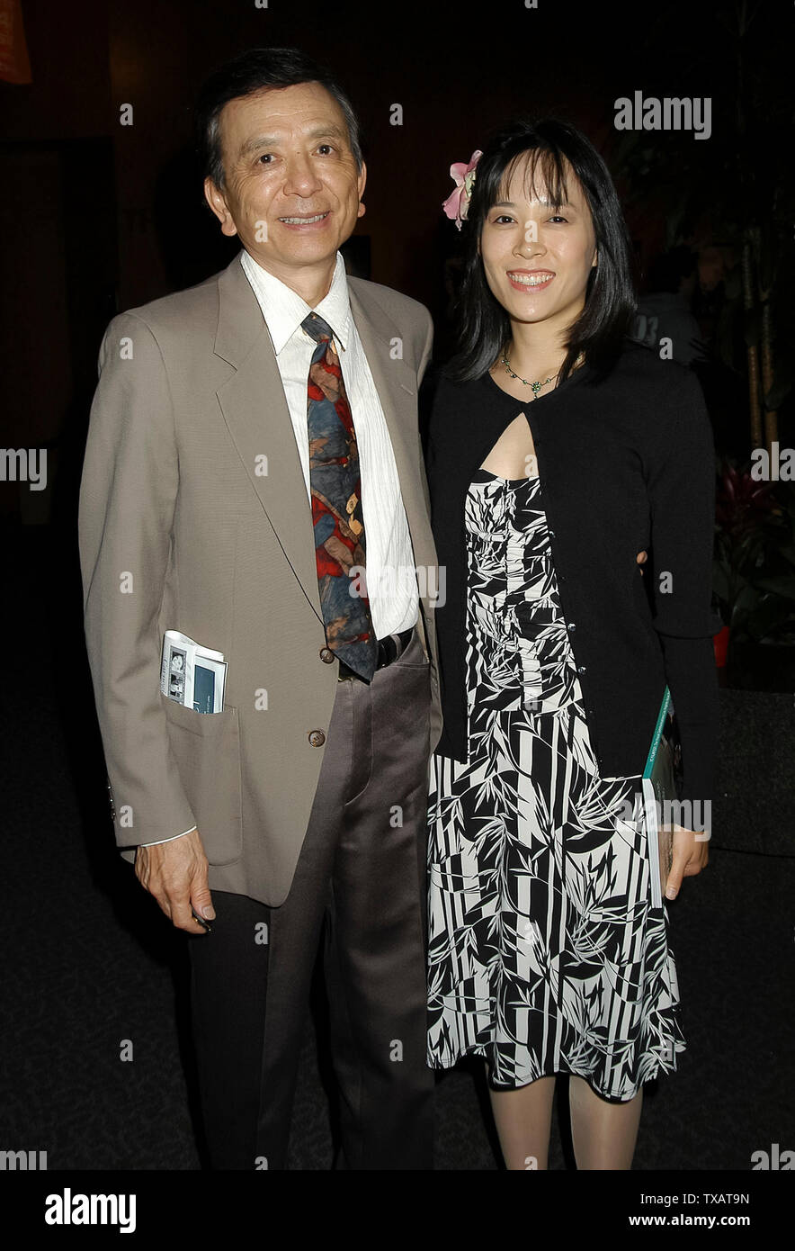 James Hong & daughter April Hong at the VCFilmFest 2004, The 20th LA Asian Pacific Film Festival - Opening Night Gala at the Directors Guild of America in West Hollywood, CA. The event took place on Thursday, April 29, 2004. Photo by: SBM / PictureLux  -  File Reference # 33790-4161SMBPLX Stock Photo