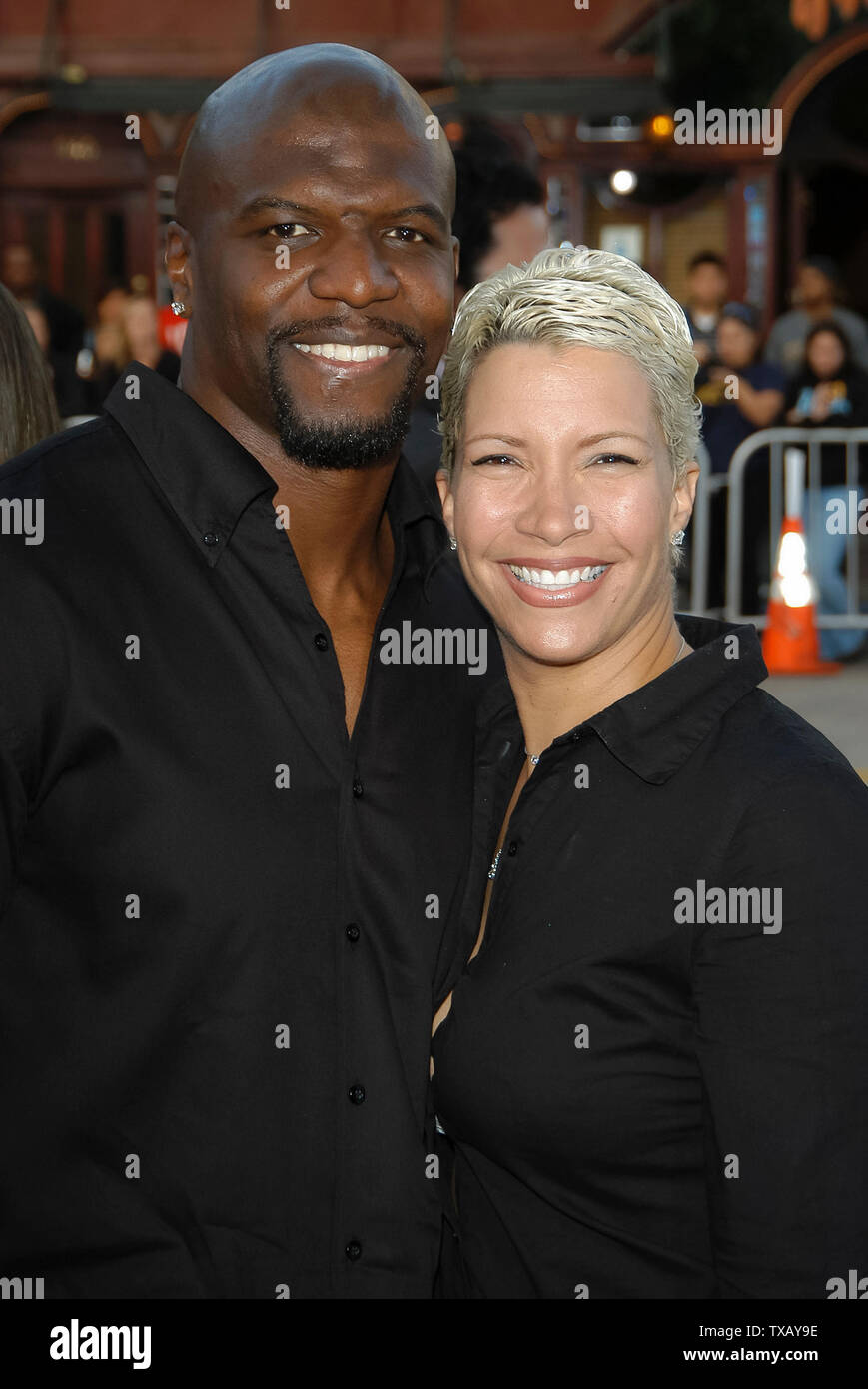 Terry Cruz & Wife Rebecca at the "Soul Plane" Premiere at the Mann
