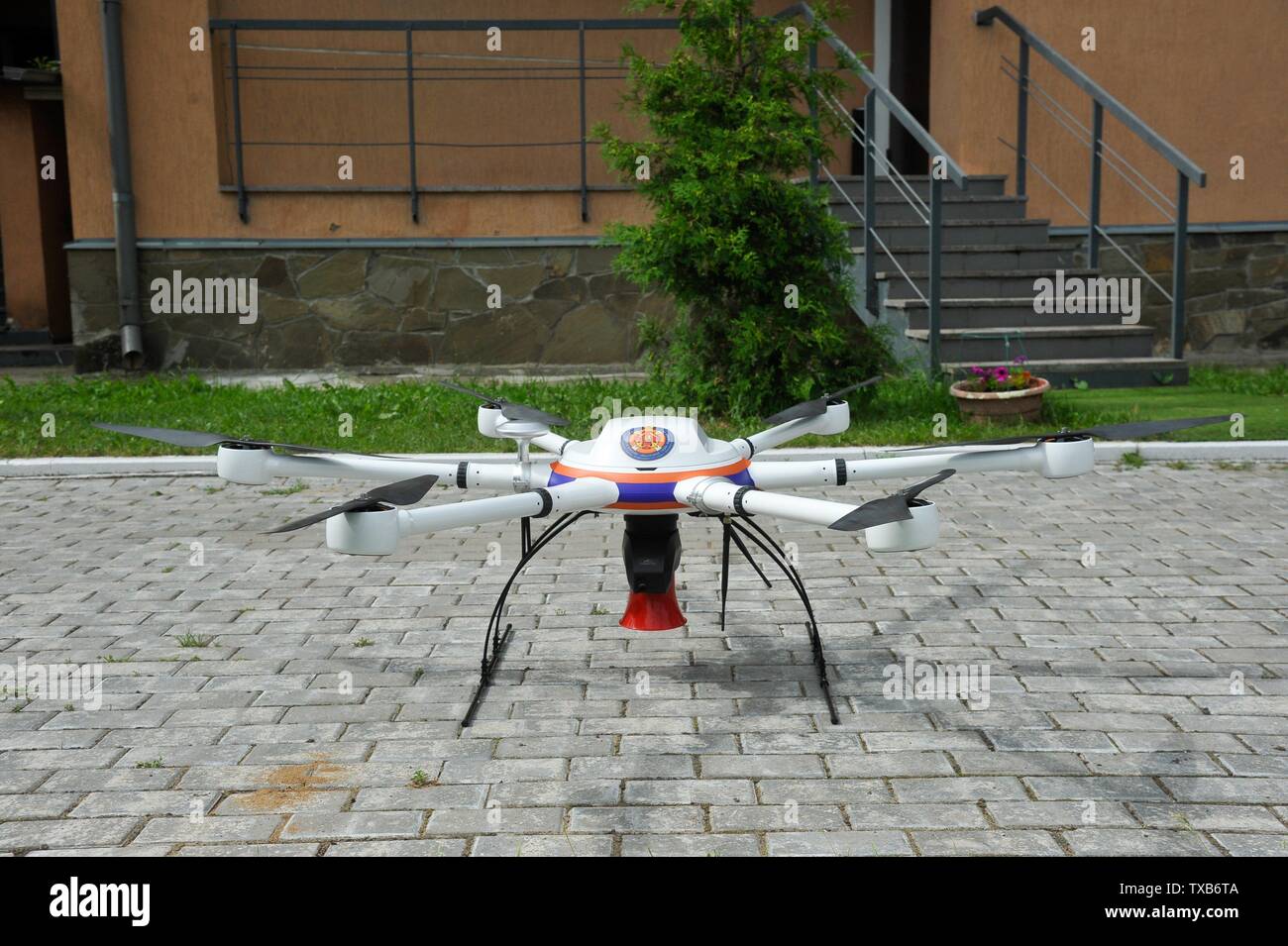 Russia, Moscow. Unmanned aerial vehicles of the Moscow City Search and