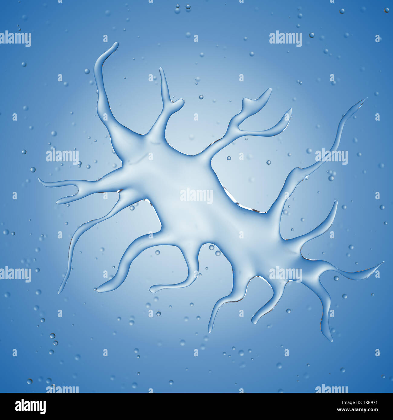 3d rendered medically accurate illustration of a dendritic cell Stock Photo