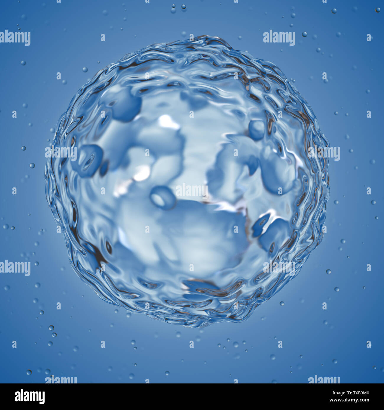 3d rendered medically accurate illustration of a basophil Stock Photo