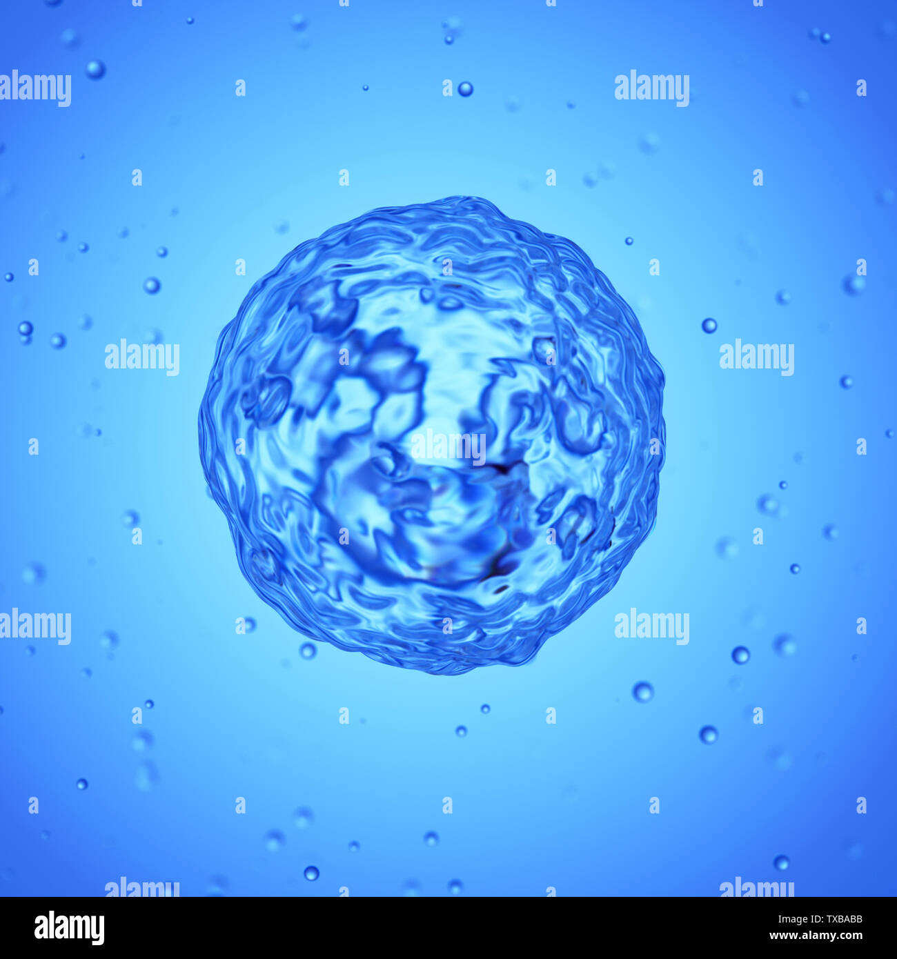 3d rendered medically accurate illustration of a basophil Stock Photo