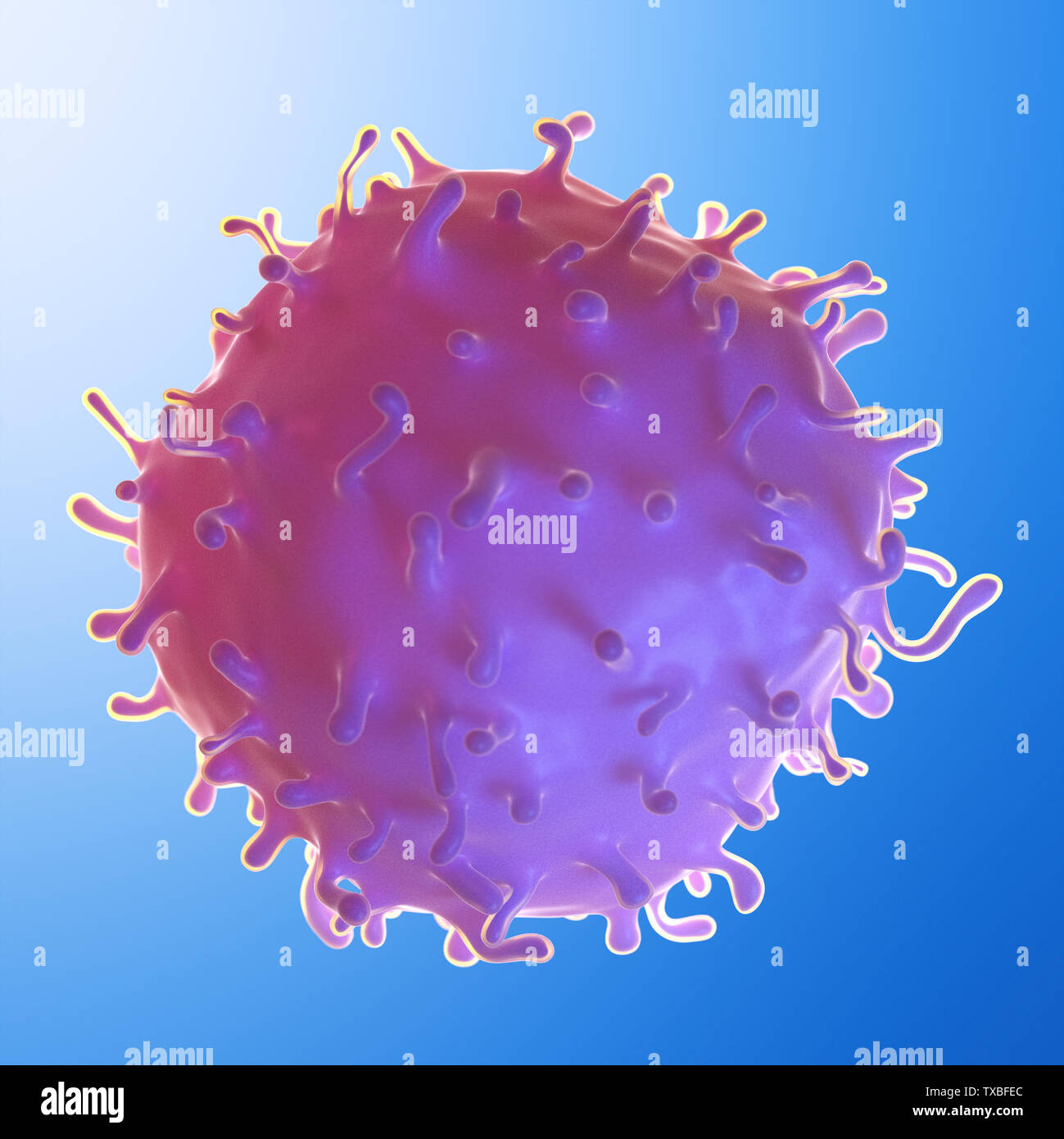3d rendered medically accurate illustration of a stem cell Stock Photo