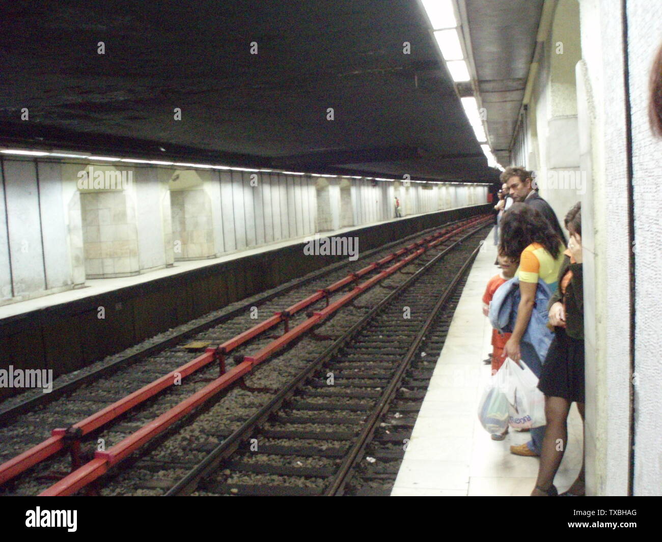 Photo made by me at piata metro station bucharest metro hires stock