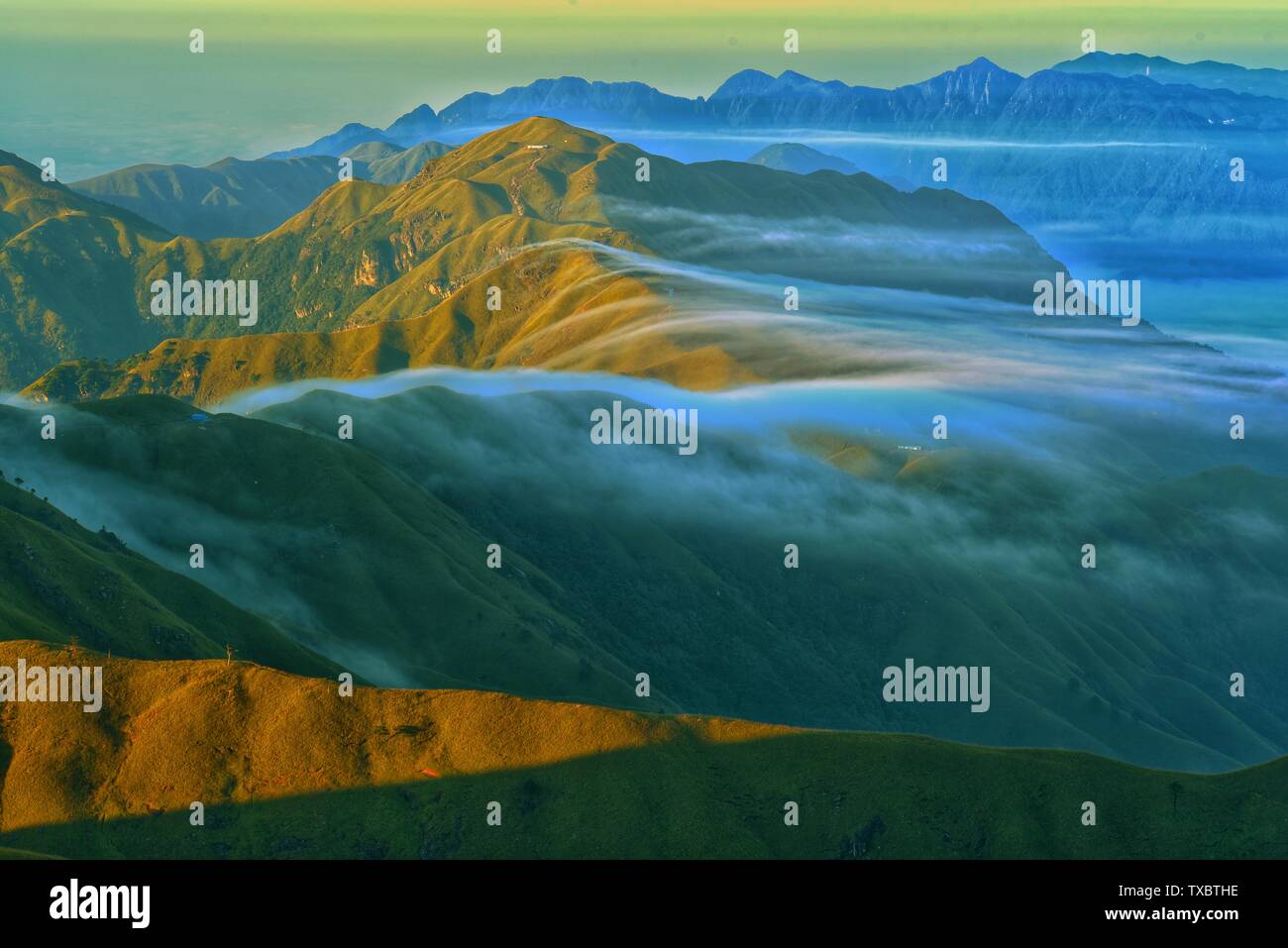 Beautiful martial arts mountain Stock Photo Alamy