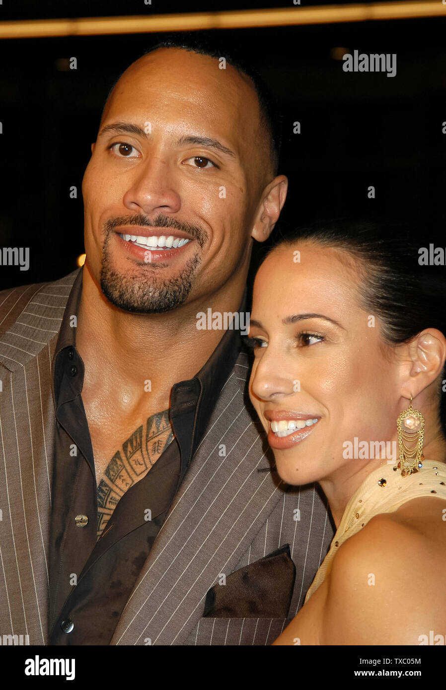 Dwayne "The Rock" Johnson & Wife Dany Johnson at the World Premiere of