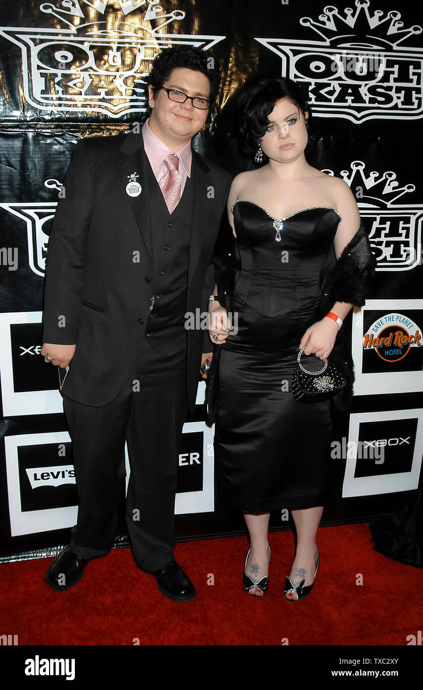 Jack & Kelly Osbourne at the Polaroid/OutKast 2004 Grammy Party at a Private Residence in Hollywood, CA. The event took place on Sunday, February 8, 2004. Photo by: SBM / PictureLux  -  File Reference # 33790-4661SMBPLX Stock Photo