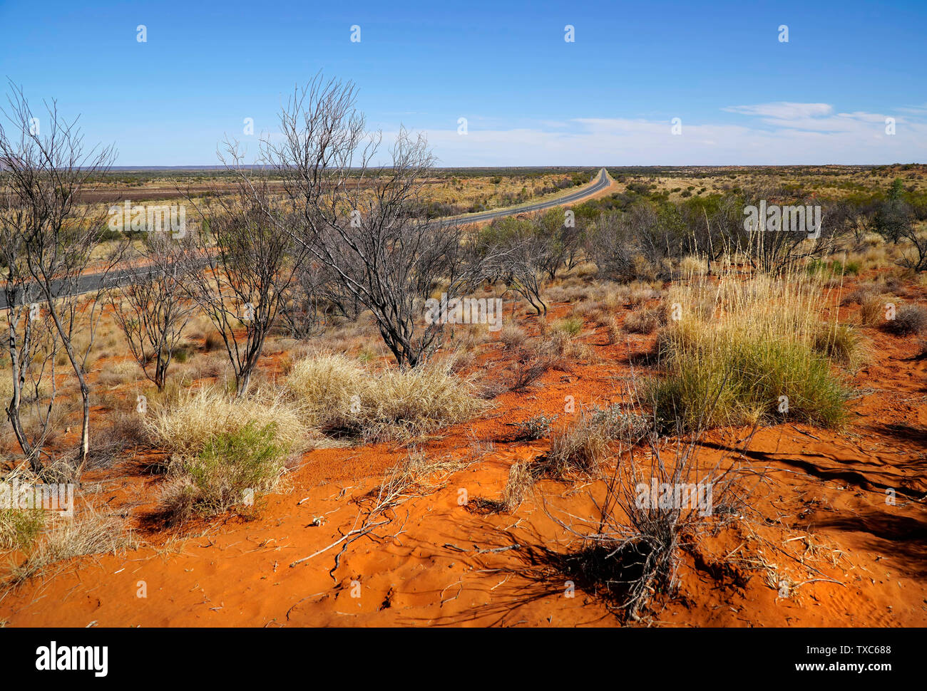 endless drive in the Northern Territory of Australia Stock Photo