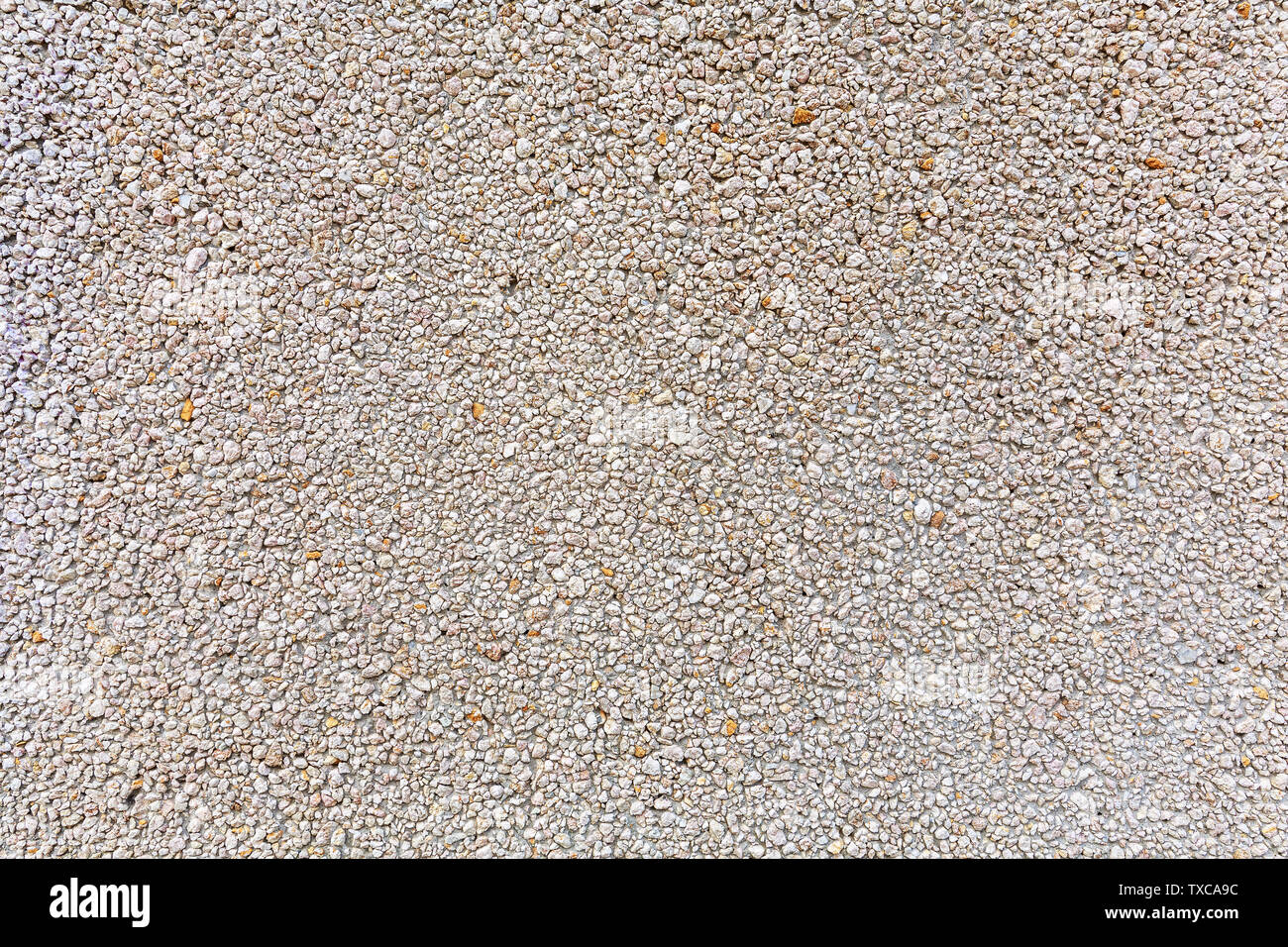 Fine gravel wall Stock Photo