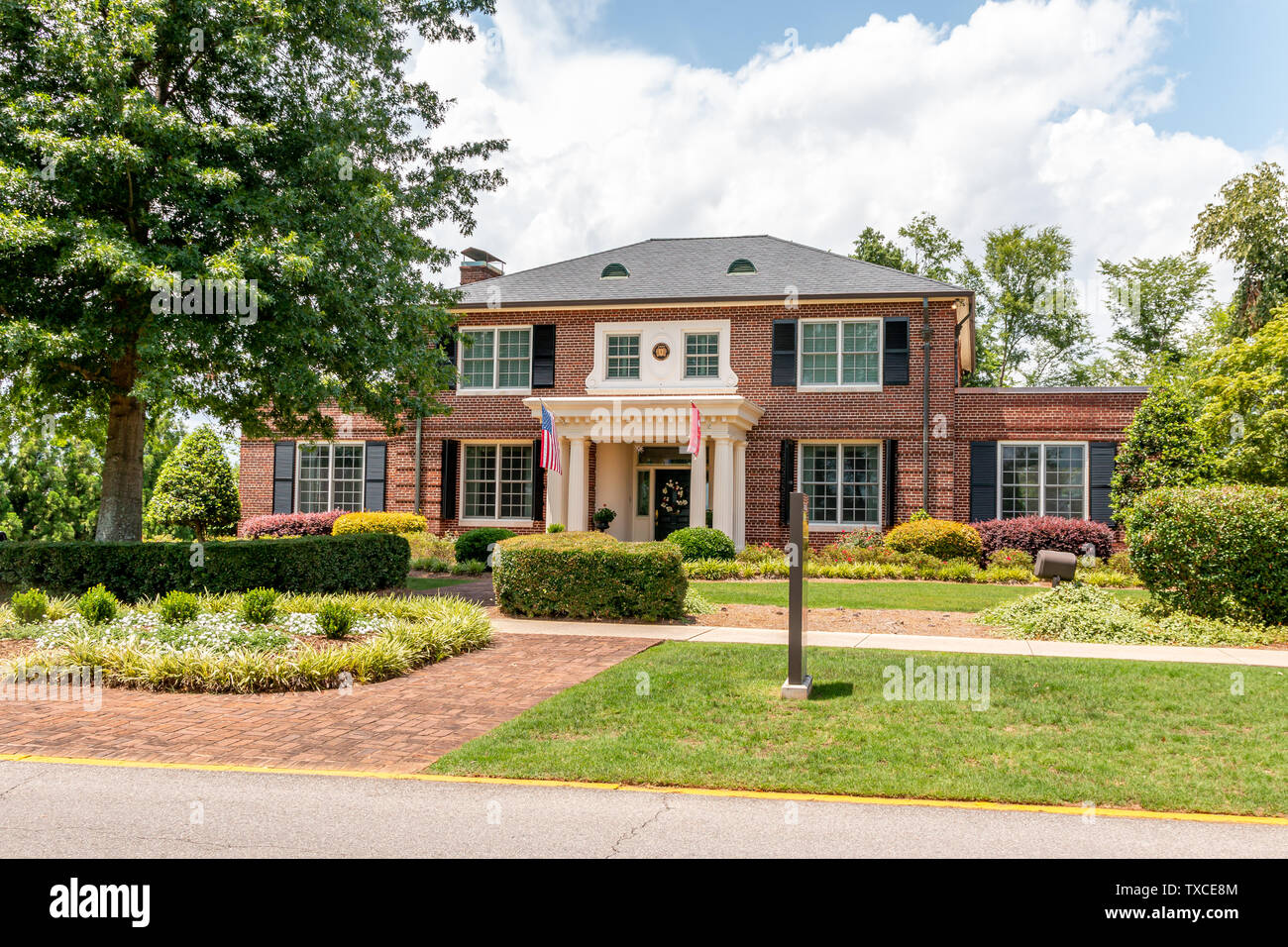 President's Home at Jacksonville State University Stock Photo Alamy