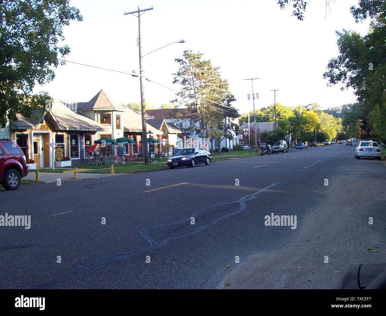 Downtown afton hires stock photography and images Alamy