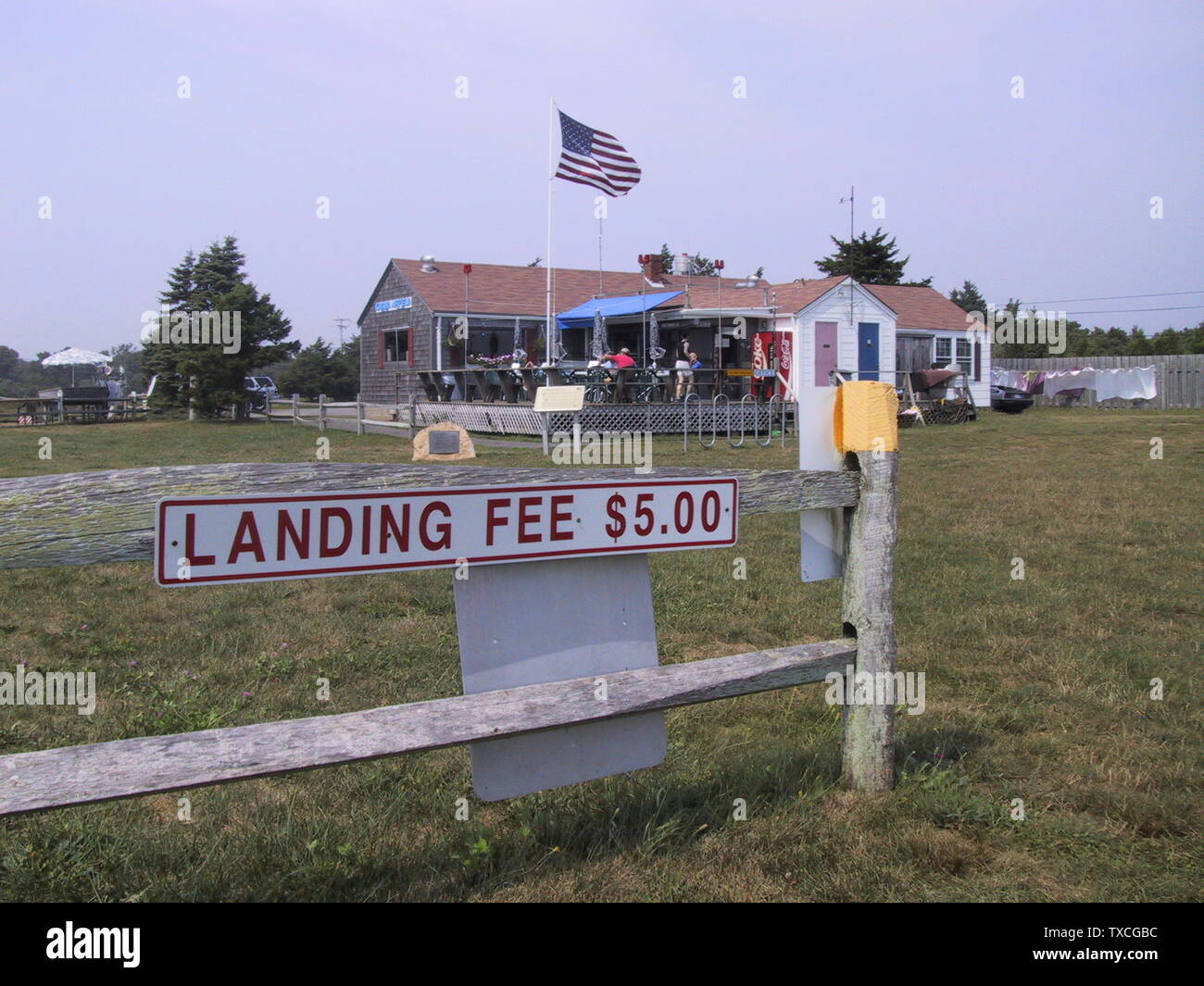 The Right Fork Diner at the Katama (Edgartown) Airfield in Edgartown