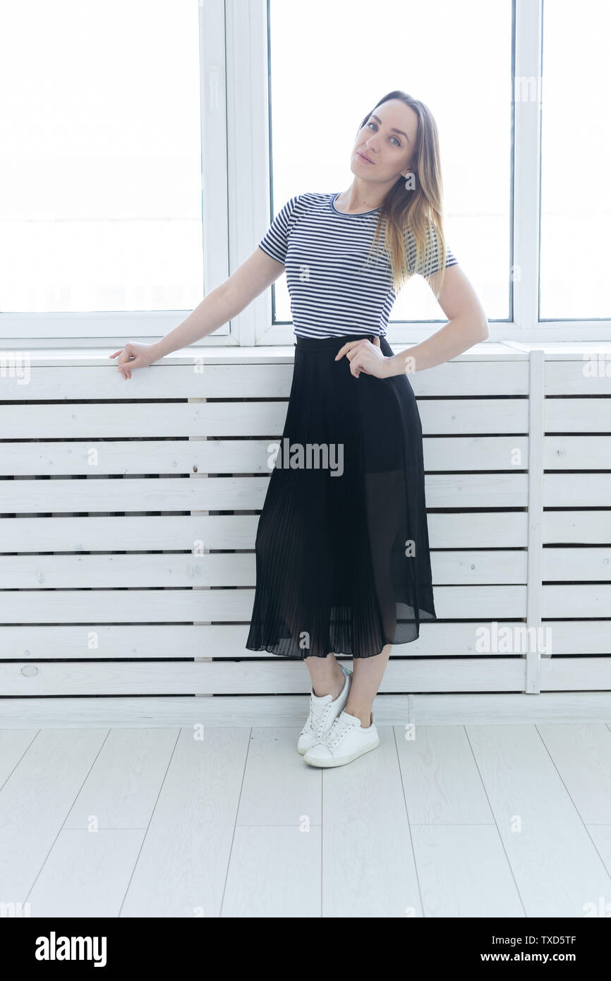 Black skirt youth sales