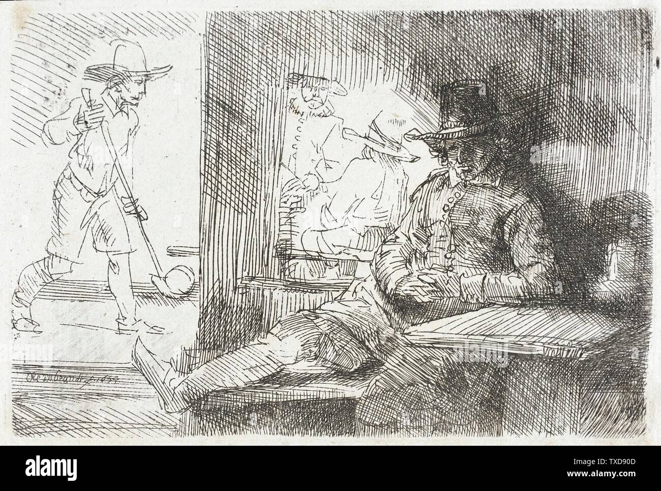 The Golf Player English Holland 1654 Edition Basan - 