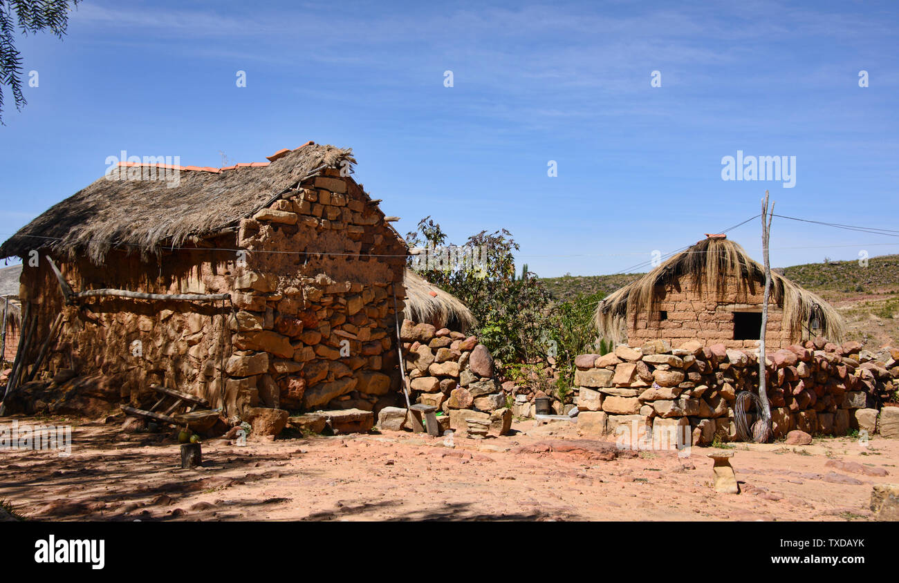 Old adobe house, Torotoro, Bolivia Stock Photo