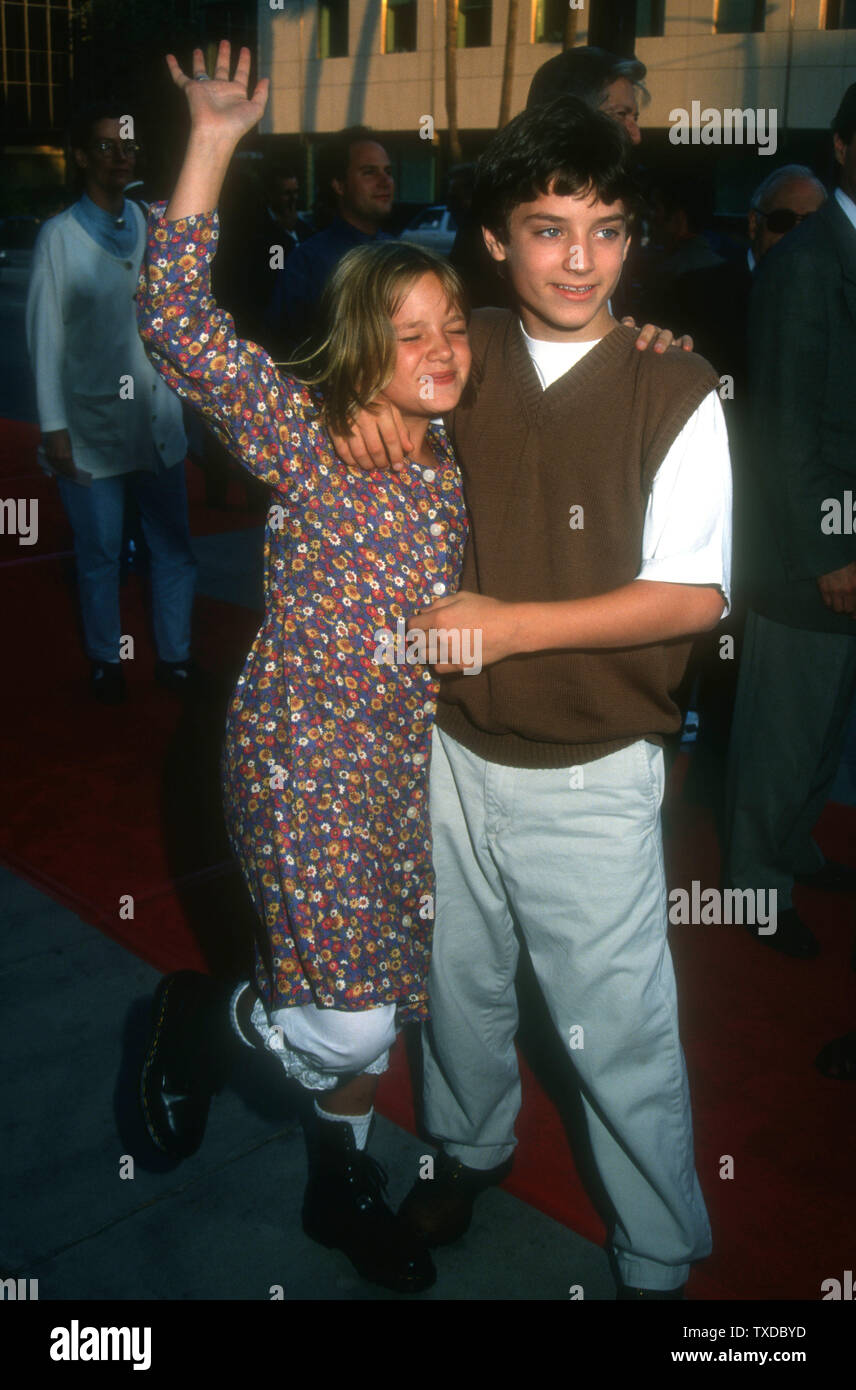 Beverly Hills, California, USA 19th July 1994 Actor Elijah Wood and sister Hannah  Wood attend 'North' Premiere on July 19, 1994 at the Academy Theatre in  Beverly Hills, California, USA. Photo by