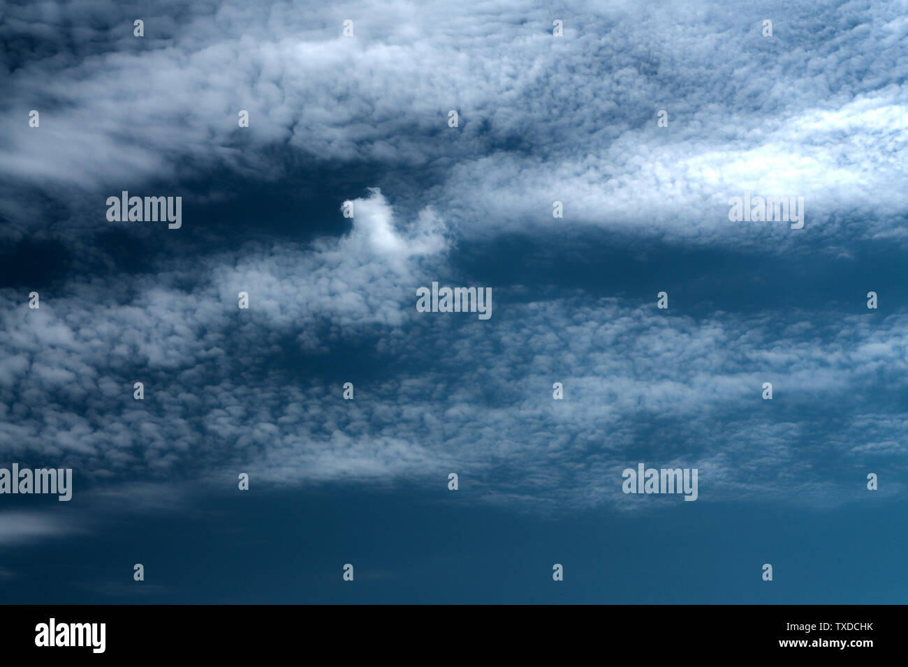 Dark storm clouds against blue sky. Sky before the storm Stock Photo ...