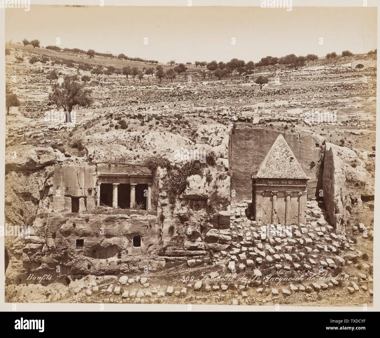 Tombeau de saint jacques et de zacharie israel hires stock photography