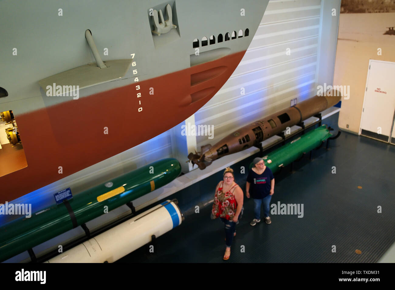 Submarine Force Museum, Groton CT USA, Jun 2019. Inside with photos