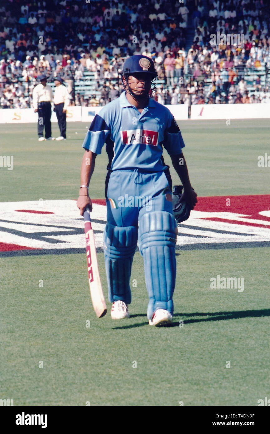 Indian cricketer Sachin Tendulkar, India, Asia Stock Photo
