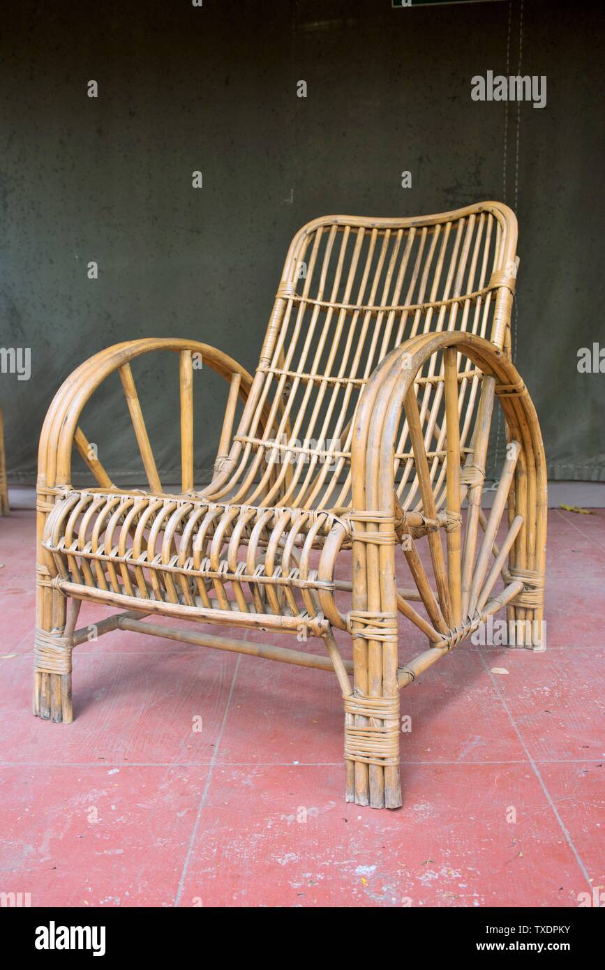 Bamboo chair hi-res stock photography and images - Alamy
