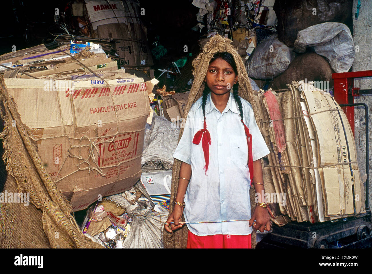 Rag picker girl hires stock photography and images Alamy