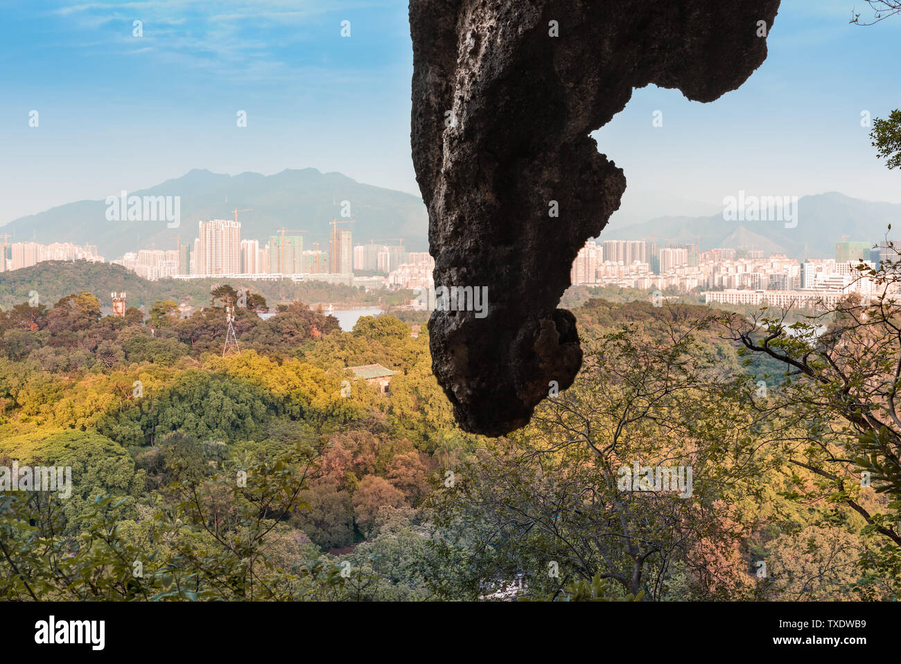 Qixingyan Scenic Area, Duanzhou District, Zhaoqing City, Guangdong Province Stock Photo