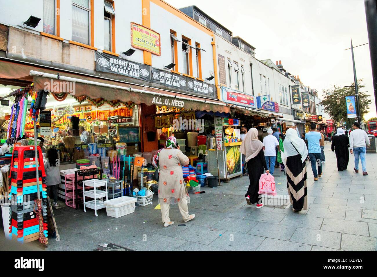 Shops, Southall, London, England, UK, United Kingdom Stock Photo Alamy