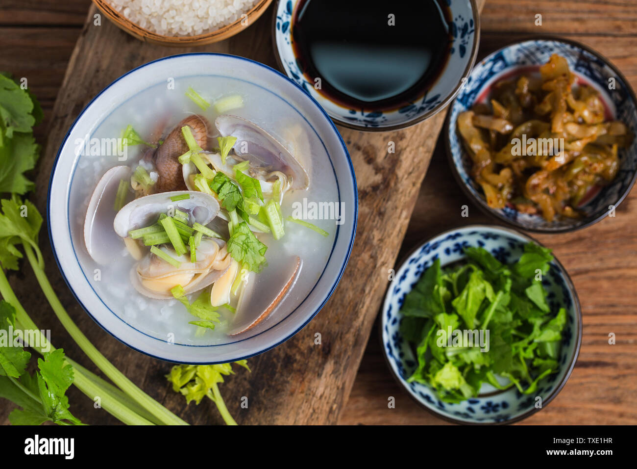 Nutritious and delicious seafood porridge,Rice shrimp scallop porridge