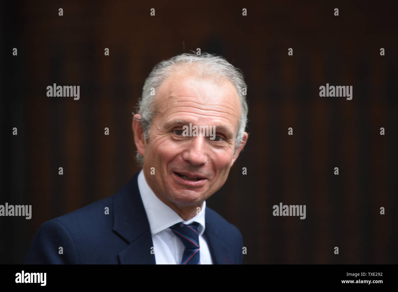 Office minister David Lidington arrives for a meeting at 10 Downing Street