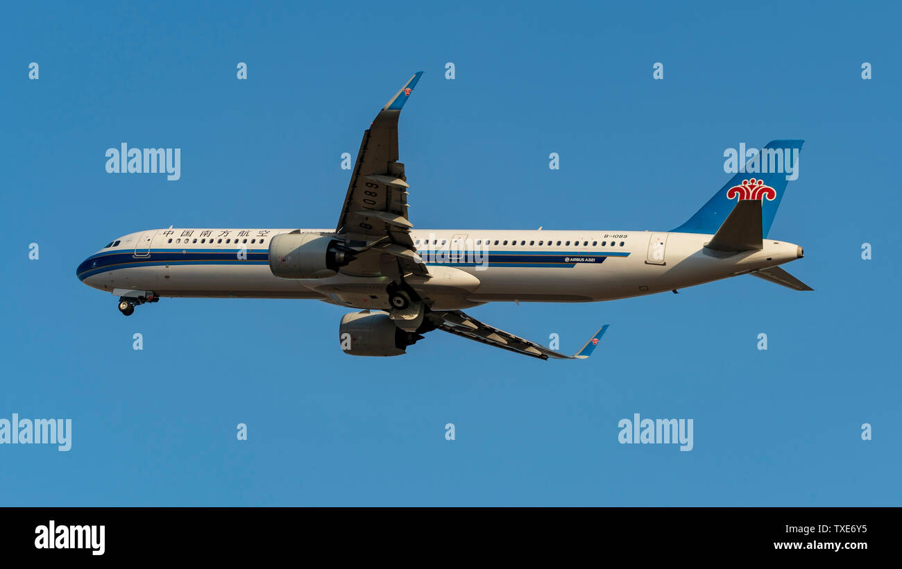 Aircraft at Taoxian International Airport, Shenyang, March 25, 2019