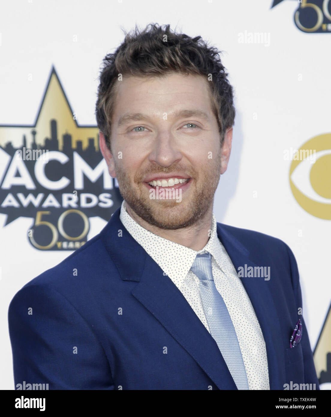 Singer Brett Eldredge attends the 50th annual Academy of Country Music