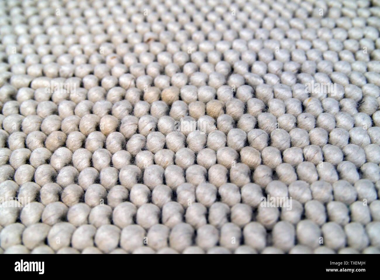 Fabric texture surface up close - abstract background with perspective blur. Stock Photo