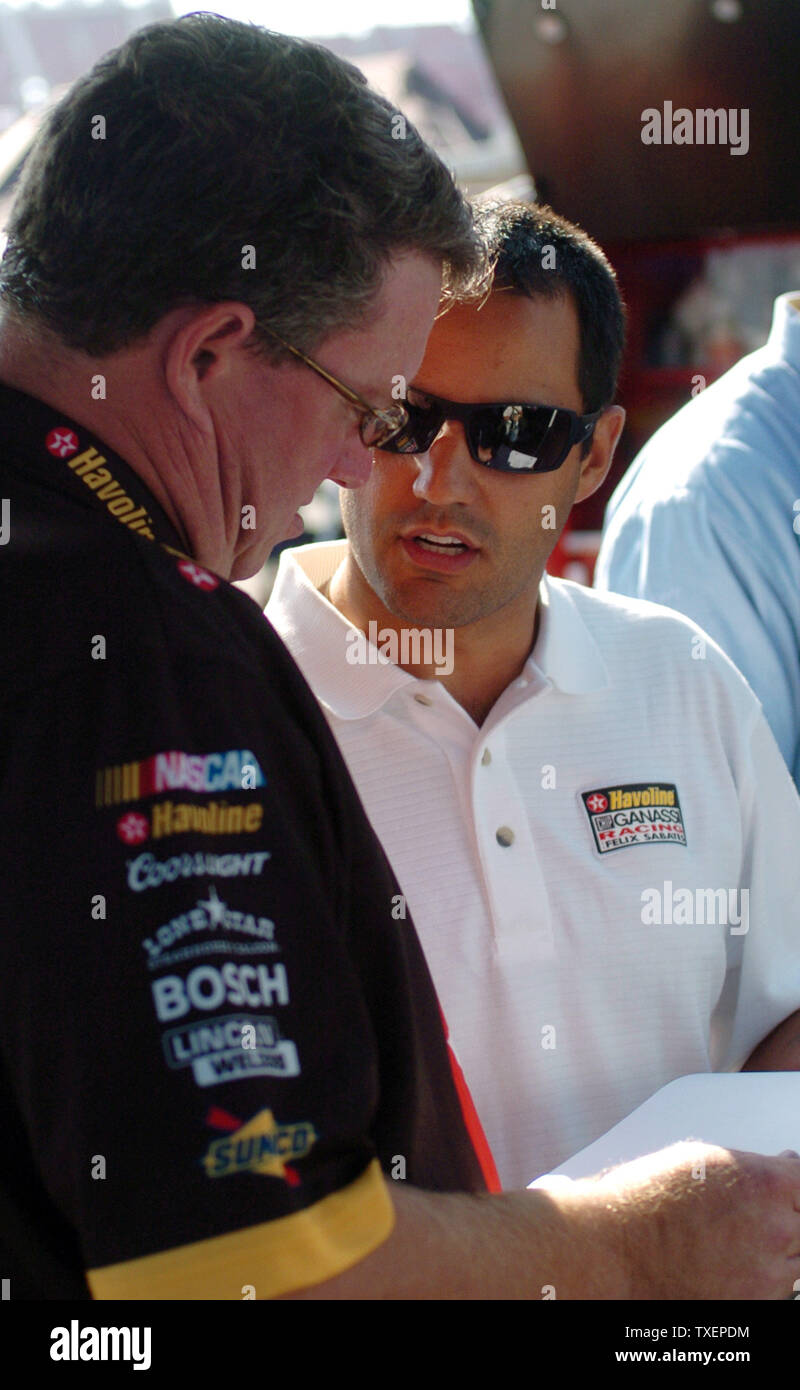Juan Pablo Montoya, former Formula One driver in training for the 2007