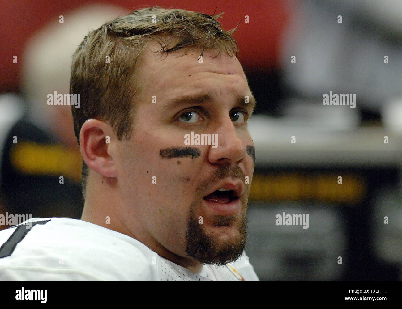 Pittsburgh Steelers Quarterback Ben Roethlisberger Sits Dazed On
