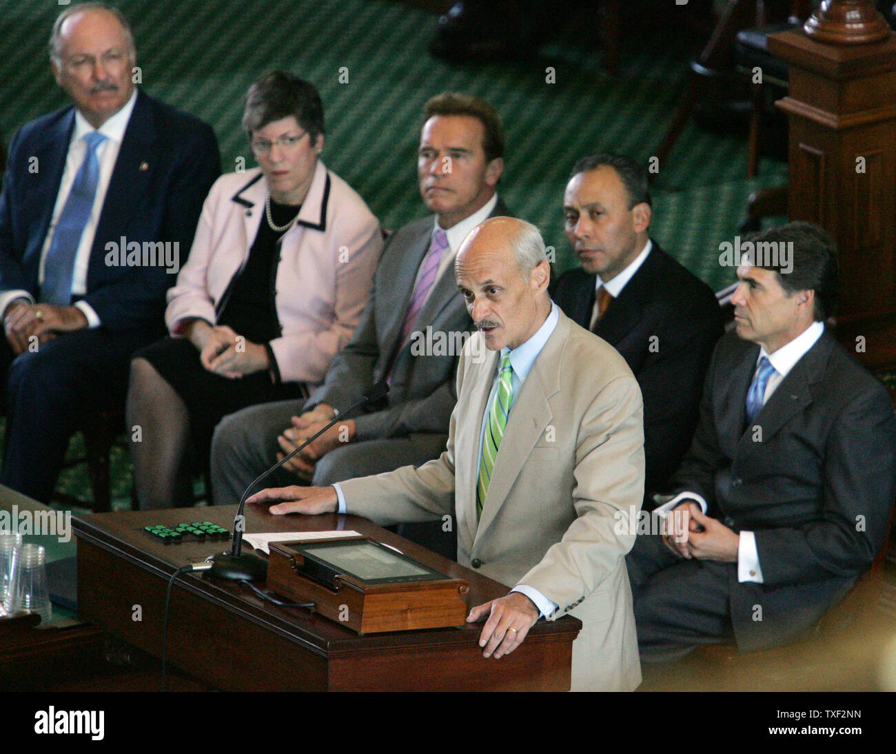 Baja california governor eugenio elorduy hires stock photography and