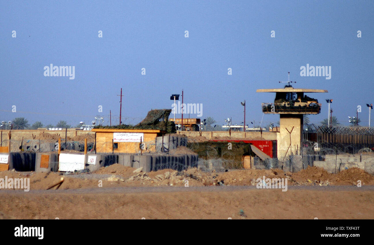Recent file photo shows the Abu Ghraib prison in wester Baghdad.   The U.S. military has reprimanded seven officers in the alleged abuse of inmates at Baghdad's notorious Abu Ghraib prison.  (UPI Photo/Hugo Infante/files) Stock Photo