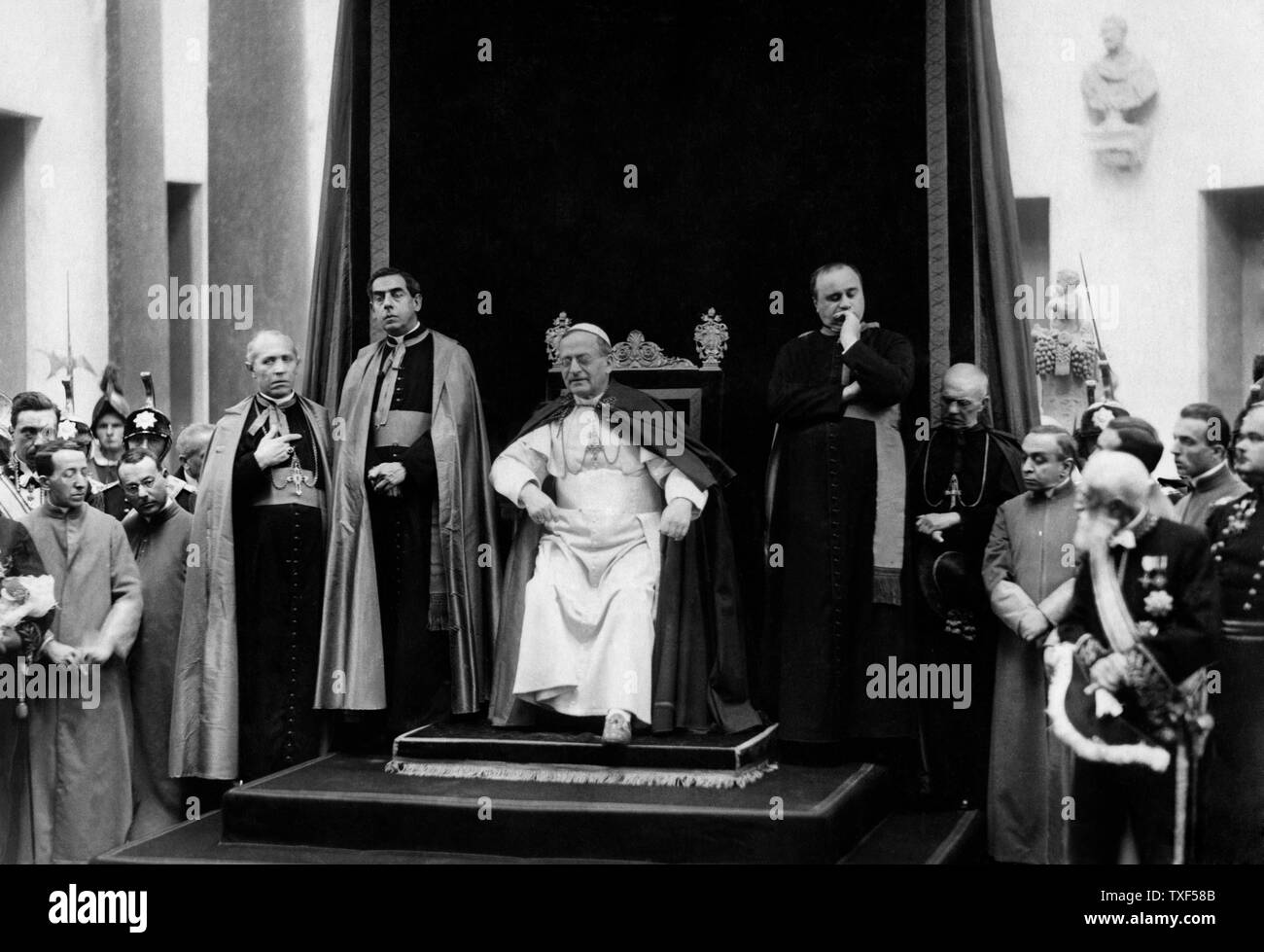 Italy, Rome, Pope Pius XI, 1924 Stock Photo