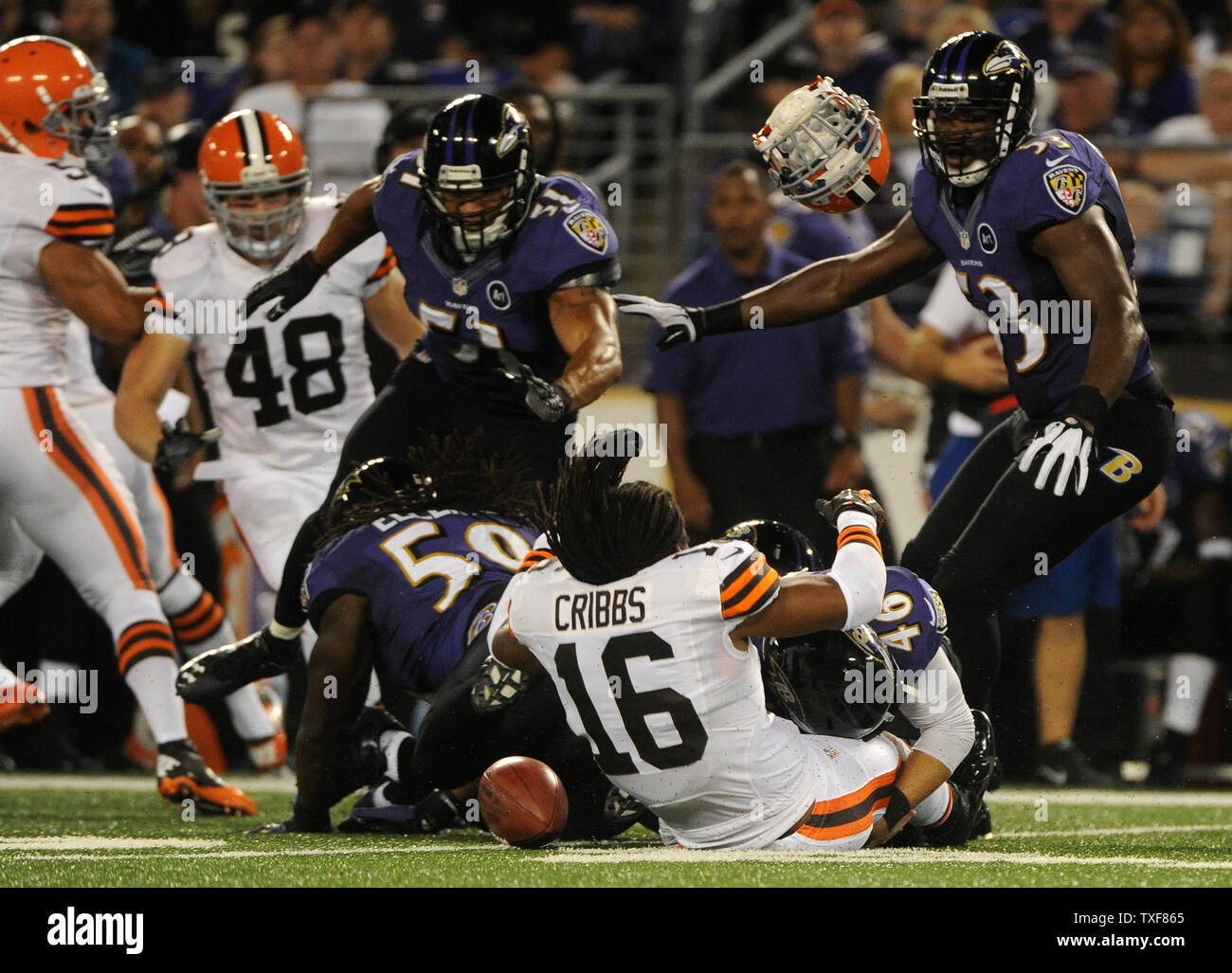 Cleveland browns helmet hires stock photography and images Alamy